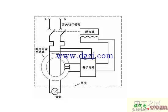 漏电保护开关接线图_正规漏电开关接线图  第1张