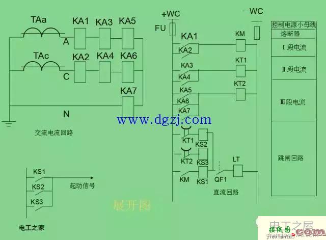 线路相间短路的三段式电流保护接线图  第3张