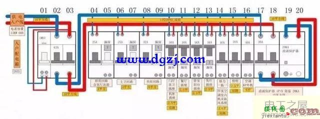 空气开关接线图_家用空气开关接线原理图解析  第1张