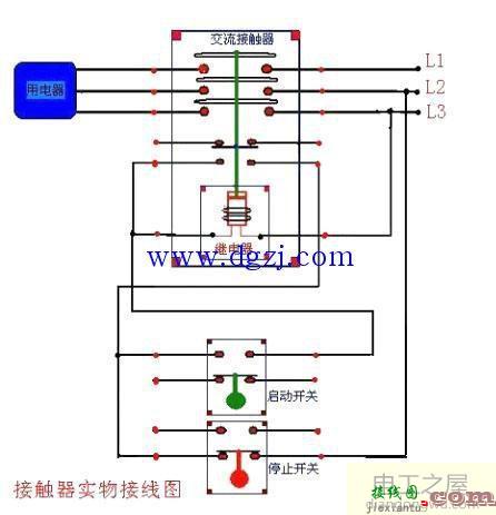 交流接触器工作原理及内部结构图还有接线图  第8张