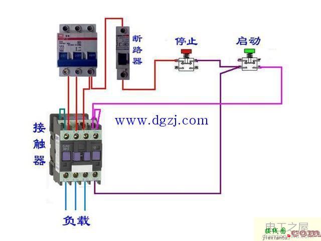 交流接触器工作原理及内部结构图还有接线图  第11张