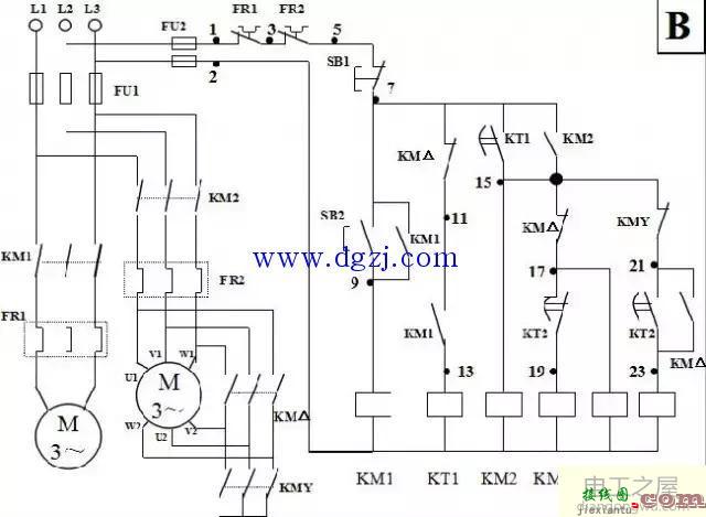 电动机二次原理接线图  第10张