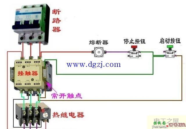 电工培训断路器接触器接线图大全  第2张