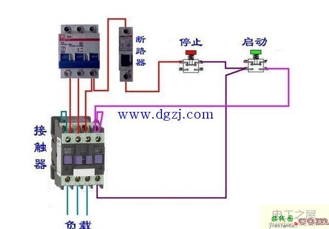 电工培训断路器接触器接线图大全  第1张