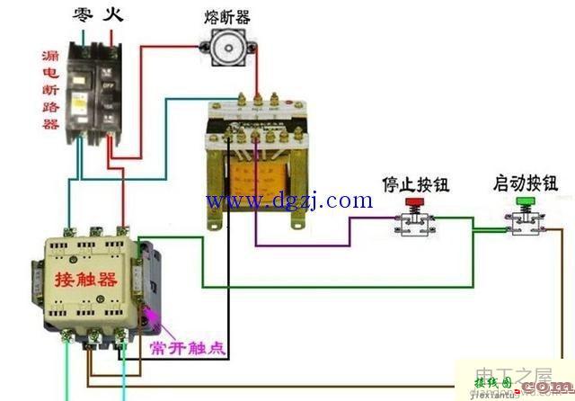 电工培训断路器接触器接线图大全  第4张