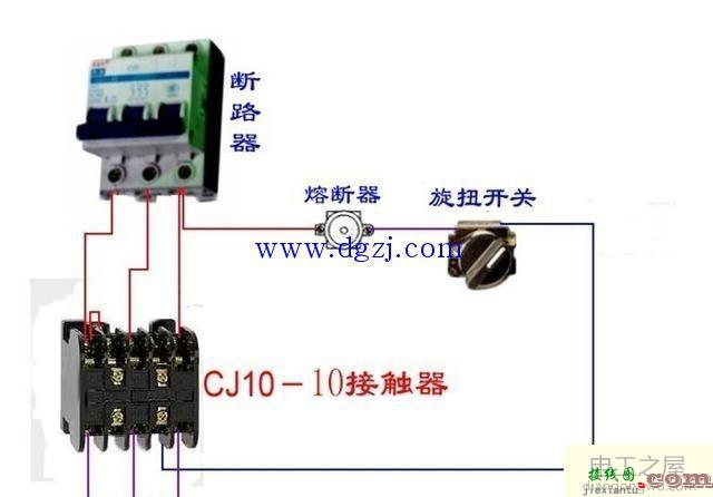 电工培训断路器接触器接线图大全  第7张