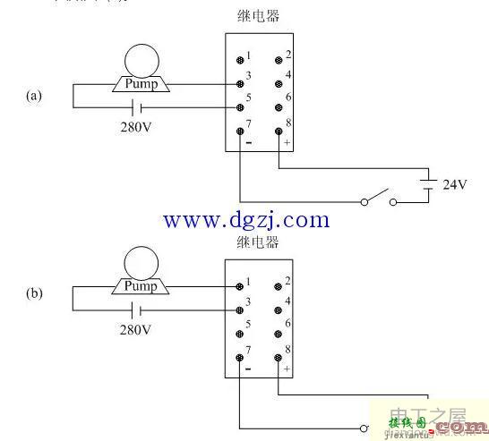 继电器工作原理图_常用继电器接线图  第3张