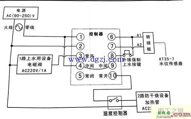 水位传感器接线图及故障解决  第1张