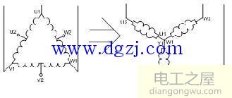 双速电机接线图_双速电机实物接线图  第1张