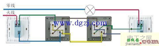 家用照明开关实物接线图  第5张