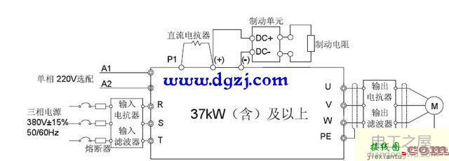 电抗器在变频器上的作用及接线图  第1张