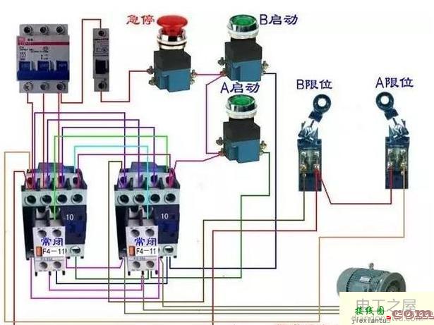 行程开关4个点怎么接线?行程开关接线图  第4张