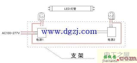 led灯管两头怎么接_led灯管两头针脚接线图_led灯管接线方法  第1张