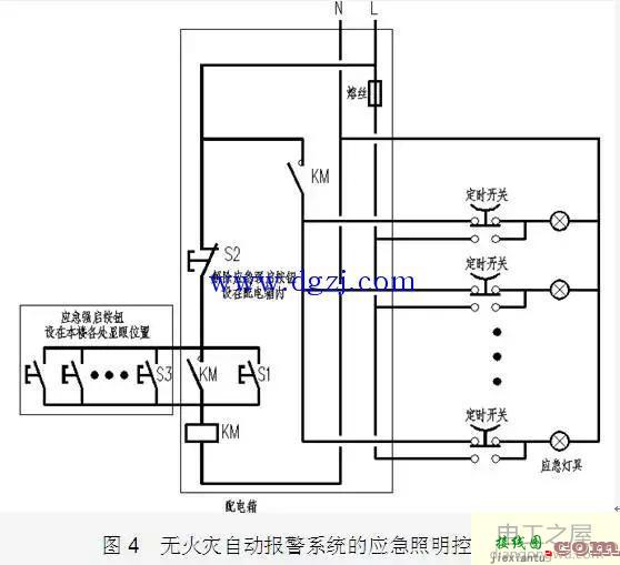 应急照明控制原理接线图  第4张