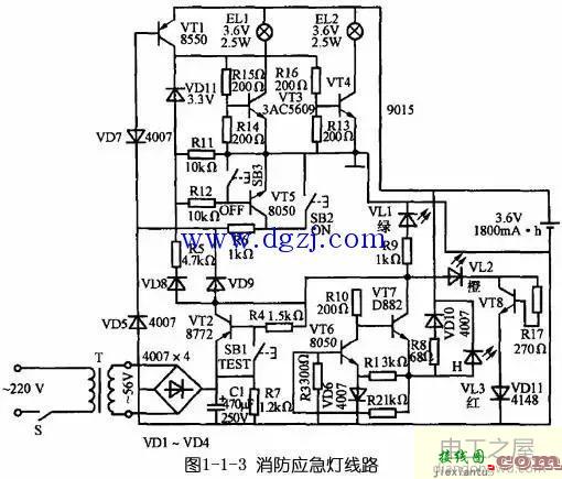 应急照明控制原理接线图  第7张