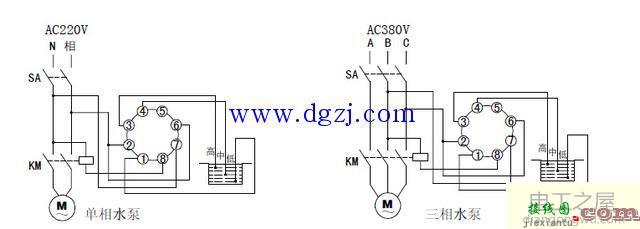 液位继电器工作原理和接线图  第5张