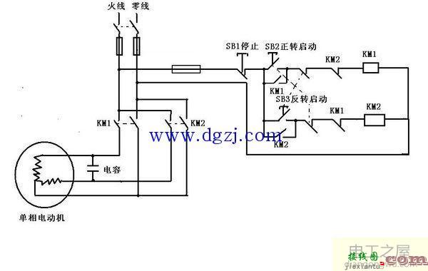 220v电机正反转电路图_220v电机正反转接线图详解  第2张