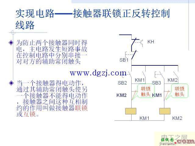 接触器联锁正反转控制接线图  第3张