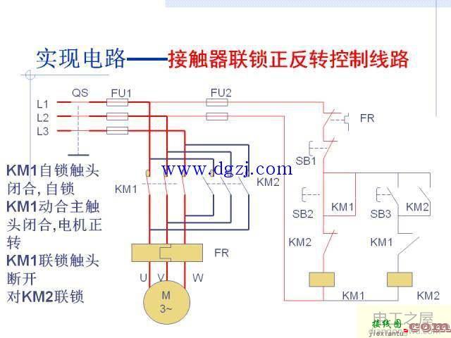 接触器联锁正反转控制接线图  第7张