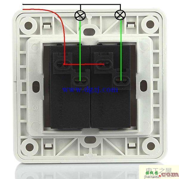 双控怎么接线?双控6孔开关接线图  第2张