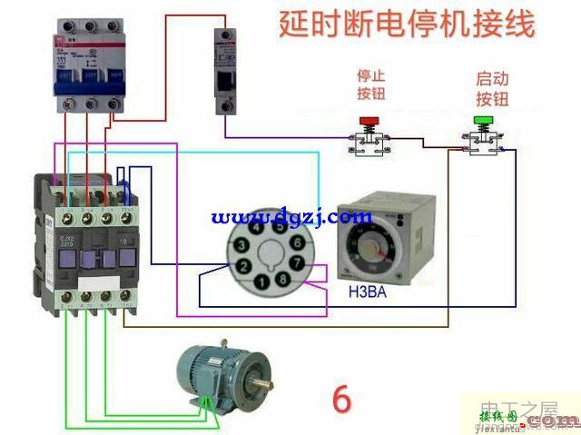 接触器控制电路实物图接线图  第6张