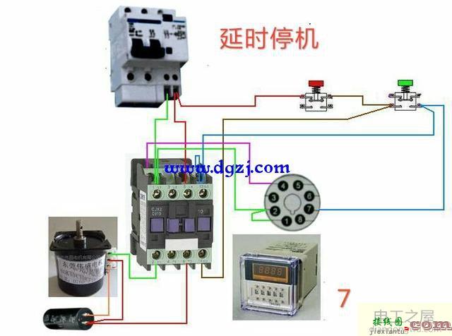 接触器控制电路实物图接线图  第7张