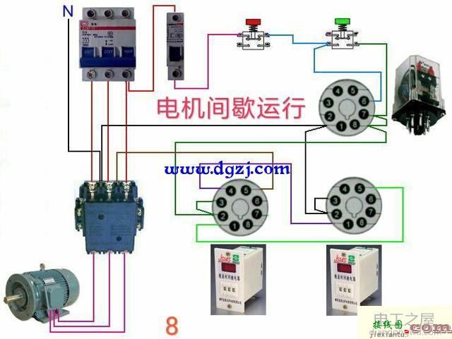 接触器控制电路实物图接线图  第8张