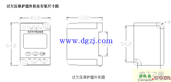 过欠压保护器原理及接线图分析  第6张