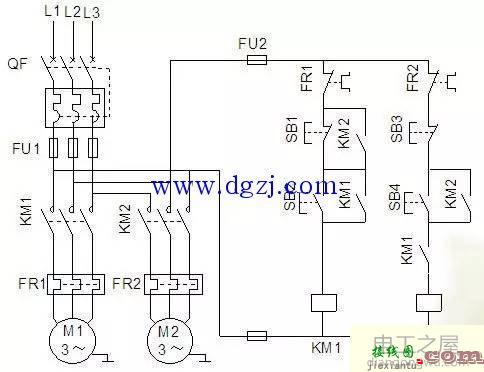 电力拖动接线图_电力拖动与控制接线图  第7张