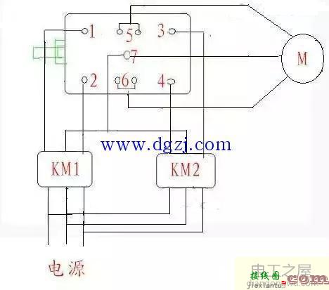 行车断火限位器内部接线图  第1张