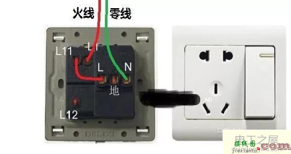 电源开关上的字母的含义及接线图  第1张