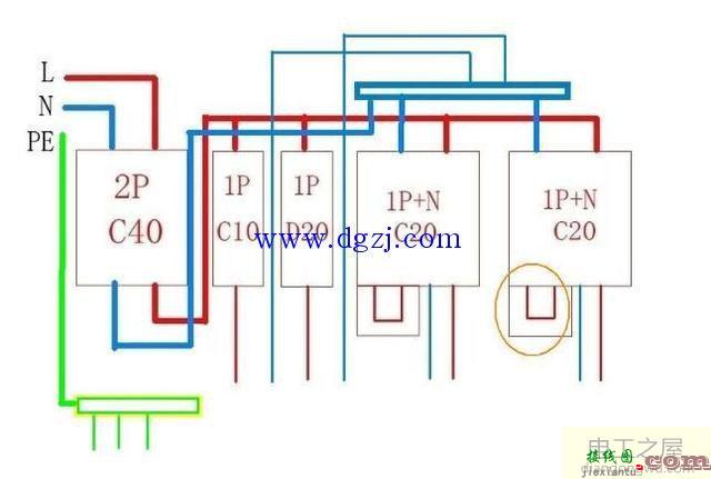 家用空开和漏保接线图实例讲解  第2张