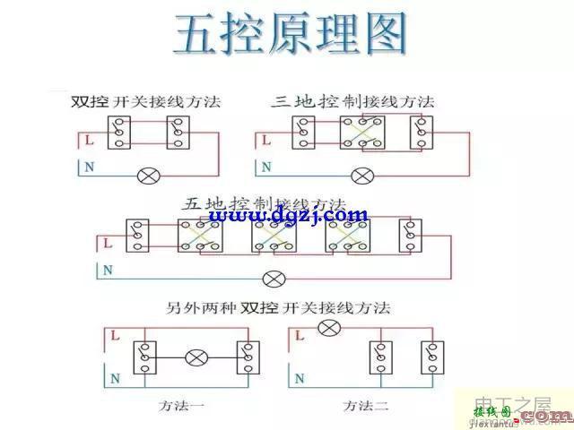 多控开关接线图实物图大全  第5张