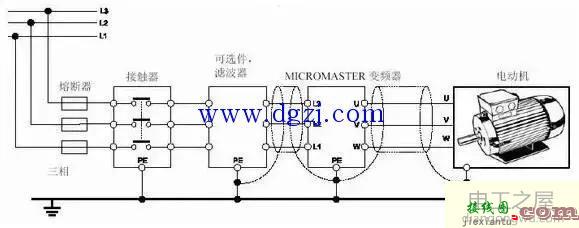 变频器工作原理及变频器接线图大全  第6张