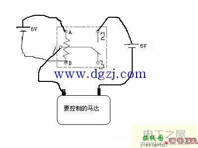 5脚继电器原理图和接线图  第2张