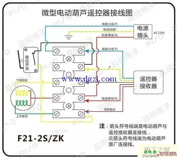 行吊遥控器内部接线图_行吊遥控器控制电路图  第5张