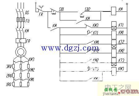 △—△降压起动控制线路接线图  第3张