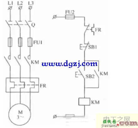 自锁电路图接线图_最简单的自锁电路图  第1张