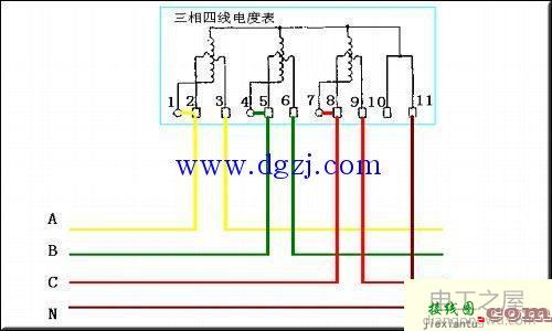 三相带互感器电表接法_带互感器电表接线图  第2张