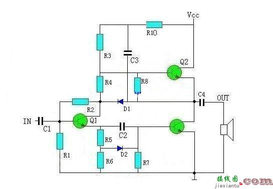 otl功率放大器电路原理图  第4张