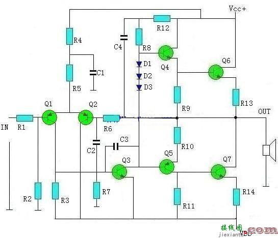 otl功率放大器电路原理图  第6张