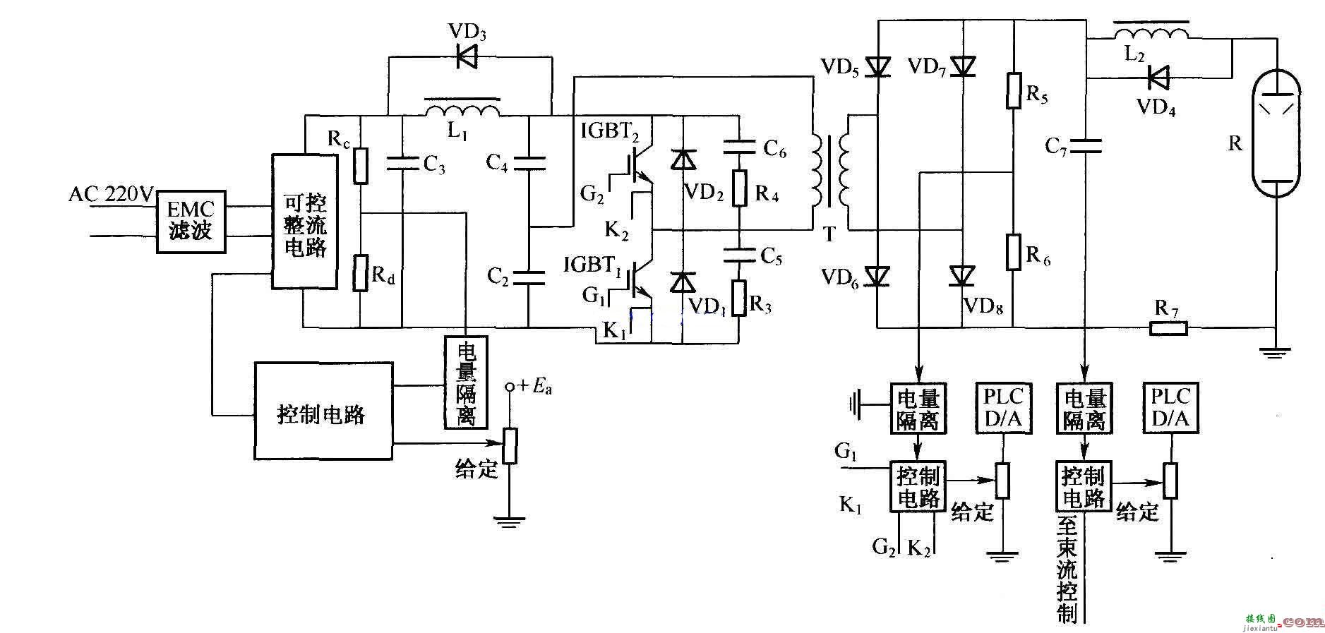 高压电源原理图_高压电源电路图  第1张