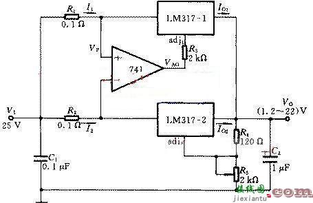 lm317扩流稳压电路图  第3张