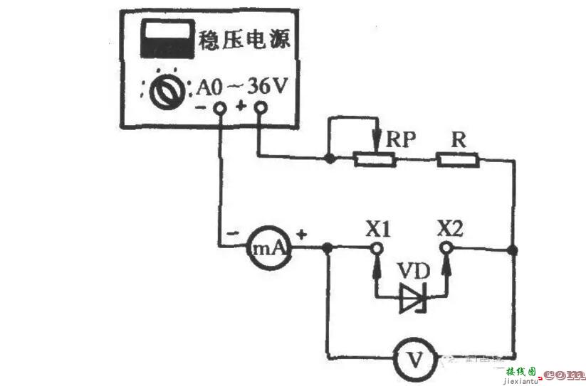 电工测试工具电路图:稳压二极管、三极管、晶闸管  第11张