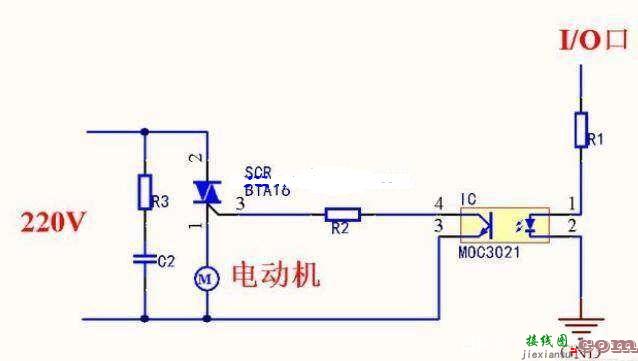 单片机控制220V交流电通断电路原理图解  第3张