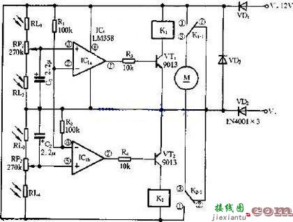 自制简易太阳能控制器电路图  第1张