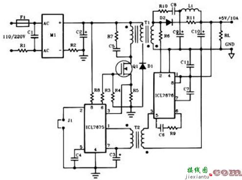 50瓦离线开关电源电路图设计  第1张