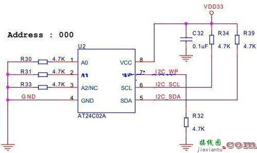 AT24c02电路图  第1张