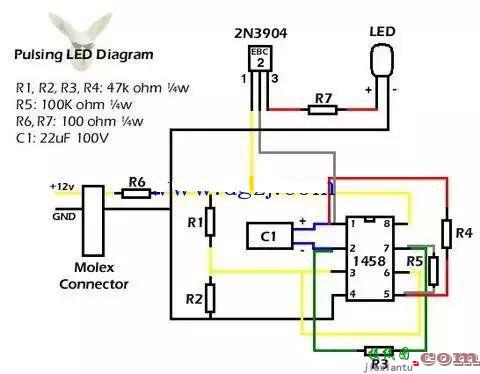 简单呼吸灯电路图_呼吸灯电路图设计原理  第2张