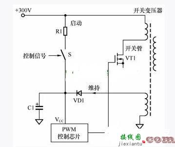 关于开关电源启动电路图  第2张